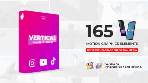 Vertical Graphics Pack - VideoHive 26707536