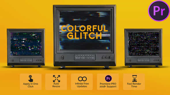 Colorful Glitch Presets For Premiere Pro - VideoHive 51733340