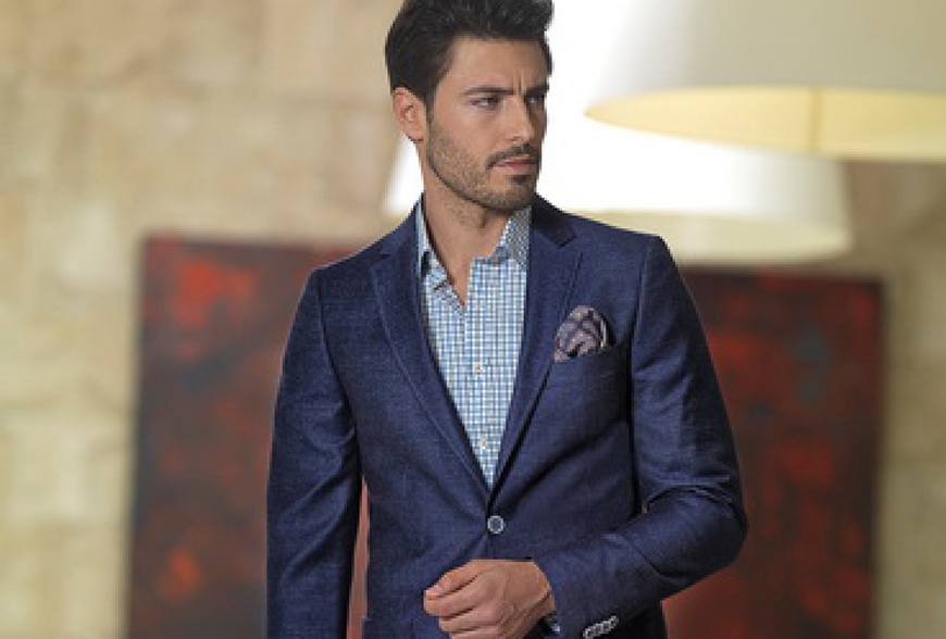 MALE MODELS IN SUITS: PEDRO STOLZ for EMILIO GUIDO