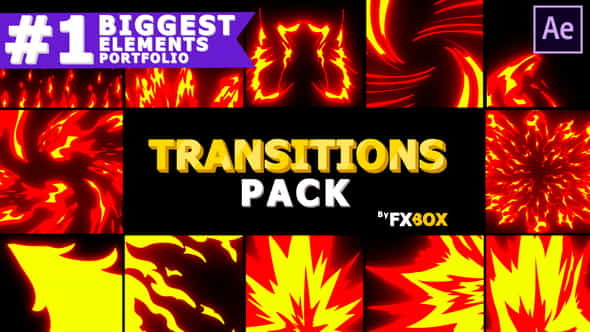 Fire Transitions | After Effects - VideoHive 26283747