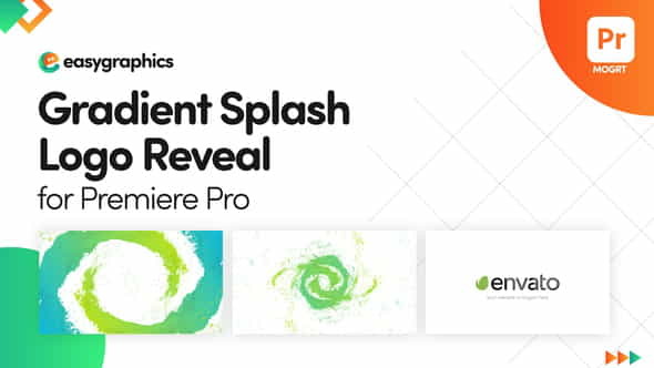 Gradient Splash Logo Reveal for - VideoHive 32588493