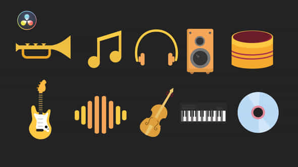 Music Icons - VideoHive 38599415