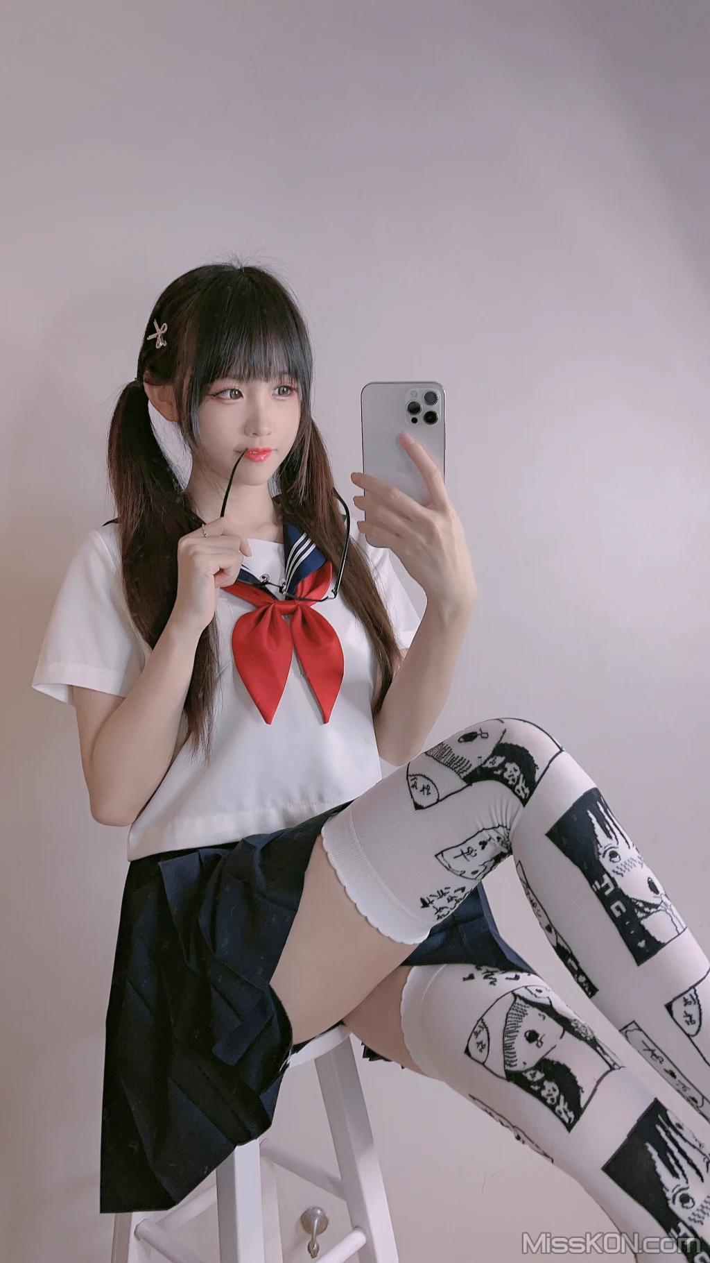 Coser@miko酱ww: mikoの白丝01 (241 photos)(97)