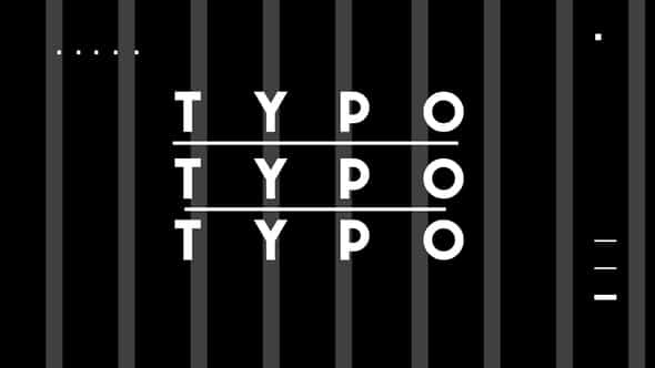 Typo - VideoHive 47872511