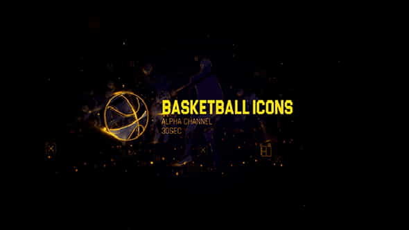 11 Basketball Icons Footage Sports - VideoHive 20251722