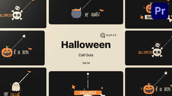 Halloween Call Outs - VideoHive 48439487