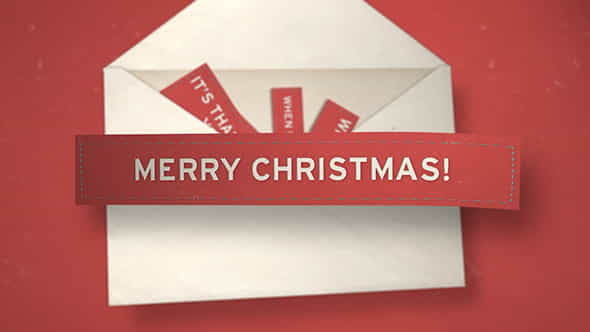 Christmas Envelope - VideoHive 3523491