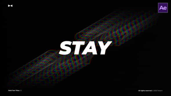 Bold Text Titles - VideoHive 44461177