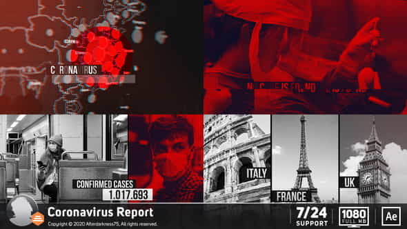 Corona Virus News Report - VideoHive 26285668