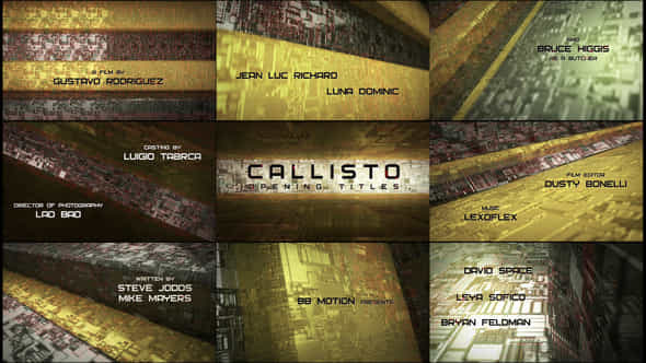 Callisto Opening Titles - VideoHive 40168915