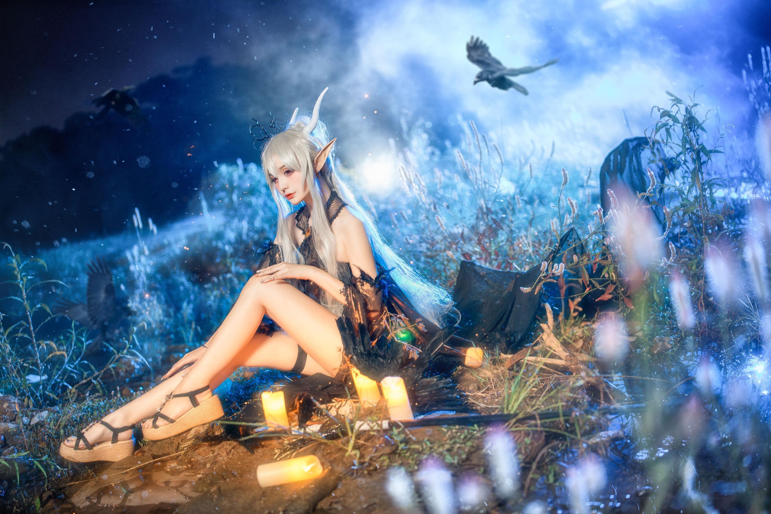 [网红COSER写真] 仙九Airi – 闪灵静谧午夜(3)
