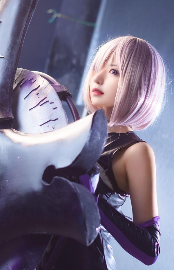 高颜值coser Shika小鹿鹿-玛修(17)