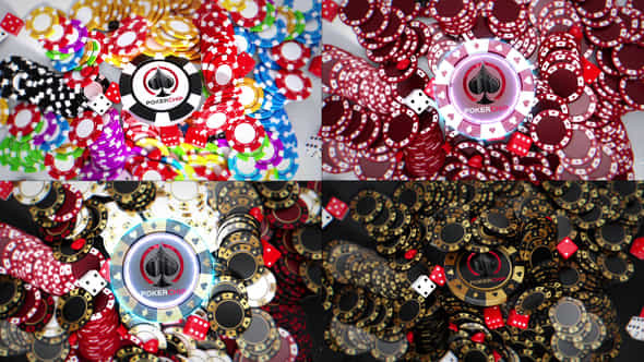 Gambling Chips Logo - VideoHive 43939022