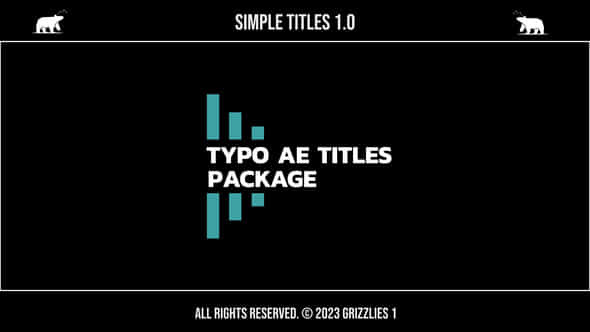 Simple Titles 1.0 - VideoHive 44835721