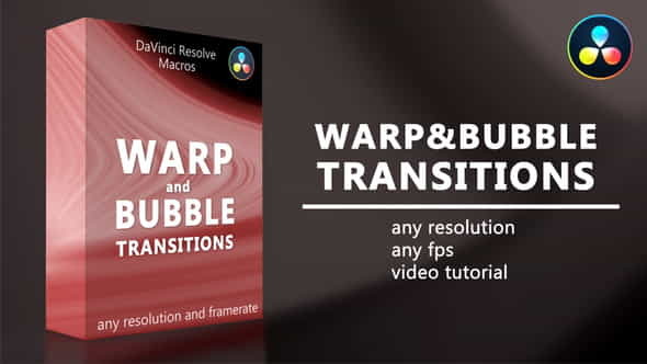 WarpBubble Transitions for - VideoHive 35902791