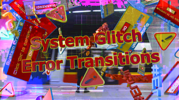 System Glitch Error Transitions - VideoHive 50777031