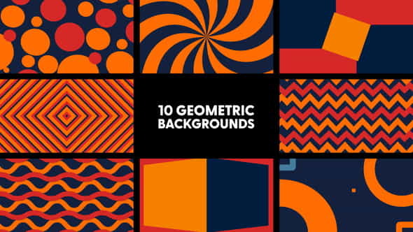 Geometric Backgrounds - VideoHive 42485602