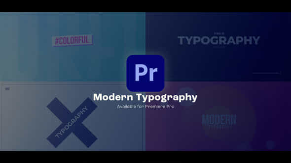 Modern Typography - VideoHive 47508557