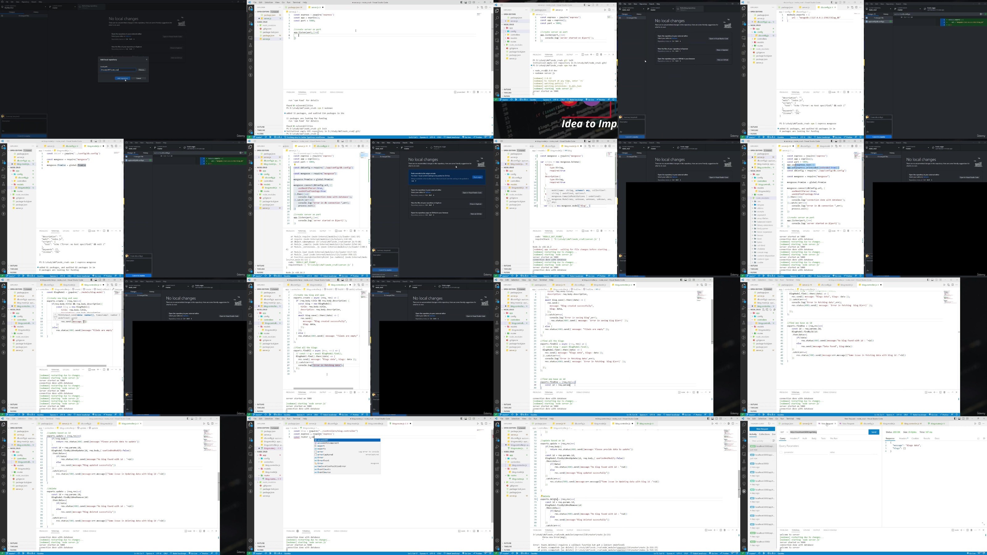 AlR20l3H o - React And Node Js Full Stack Development: By Building Apps