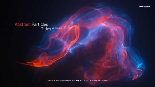 Abstract Particles Titles V3 - VideoHive 35989781