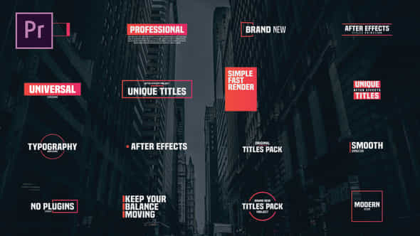 Dynamic Titles Essential Graphics Mogrt - VideoHive 21878811
