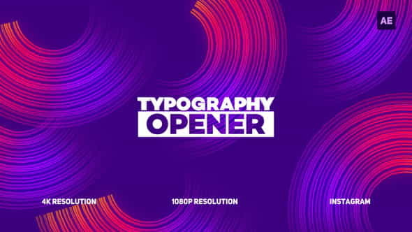 Typography Opener - VideoHive 22749738