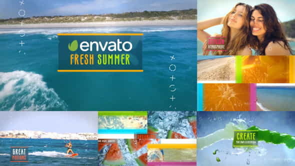 Stylish Summer Slideshow - VideoHive 17303584