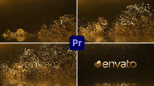 Golden Luxury Glitter - VideoHive 45551897