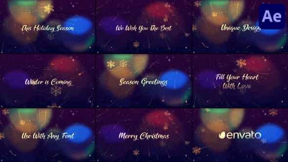 Christmas Magic For After Effects - VideoHive 49301047