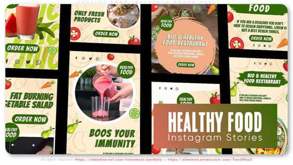 Healthy Food Instagram - VideoHive 46094103