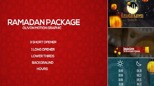 Ramadan Package | Miscellaneous - VideoHive 15812745
