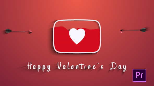 Valentines Day (Youtube Logo) - VideoHive 25587425