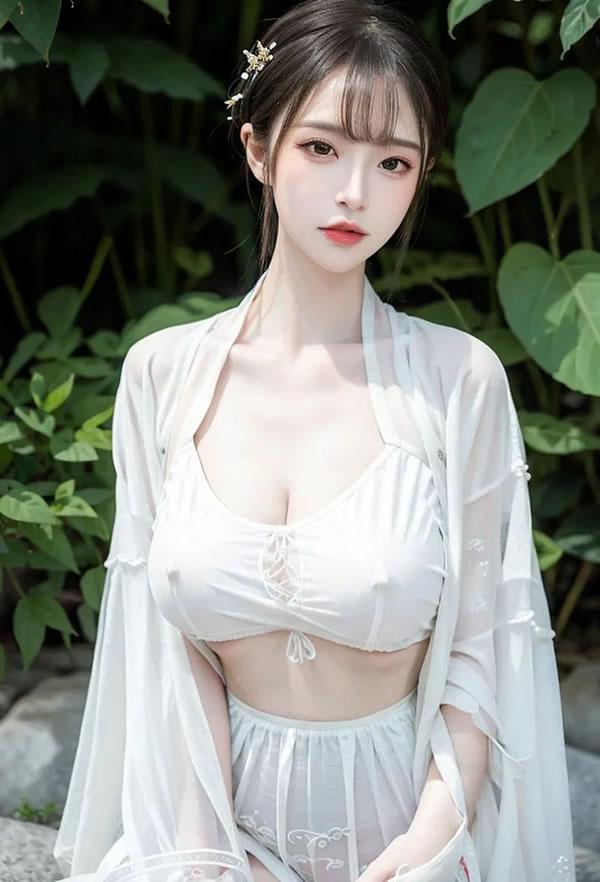 小清新的AI古风美女春意盎然让人心动(14)