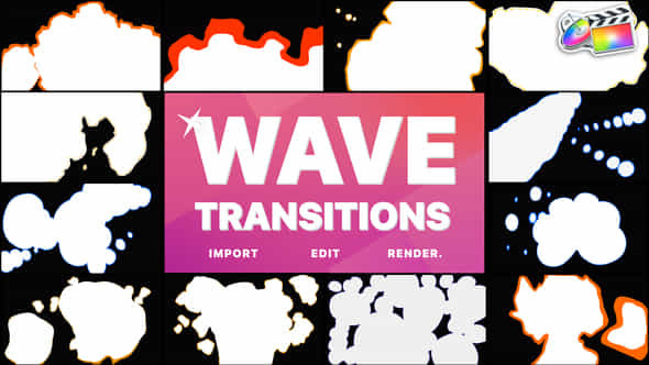 Wave Transitions - VideoHive 44391916