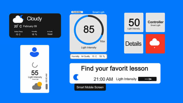 Smart Mobile App Screen - VideoHive 58903498