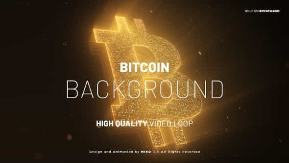 Bitcoin Background - VideoHive 30503760