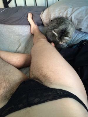 Gorgeous amateur Nikki Silver shows off her hairy pussy in panties