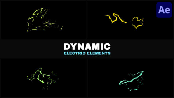 Dynamic Electric Elements After Effects - VideoHive 58324445