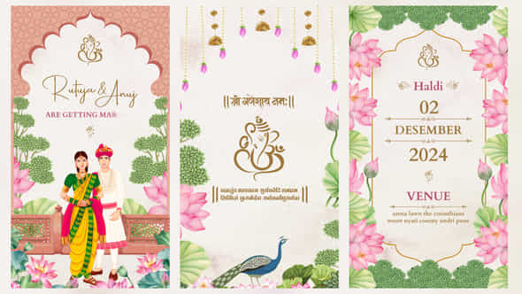 Indian Wedding Invitation - VideoHive 55054700