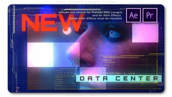 Data Center Techno Slides - VideoHive 32298964