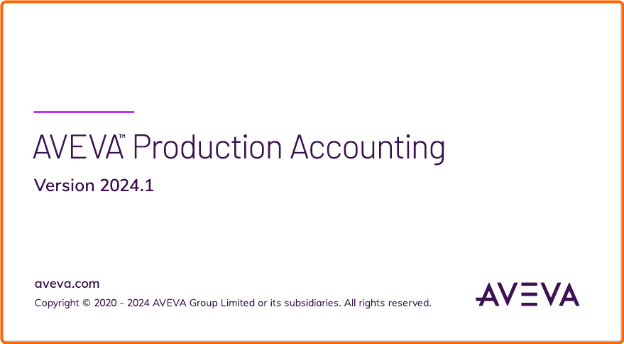 AVEVA Production Accounting 2024.1 (x64)