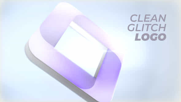 Clean Glitch Logo - VideoHive 44705087