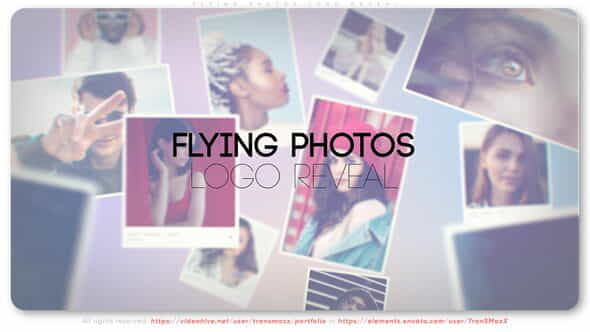Flying Photos Logo - VideoHive 39441436