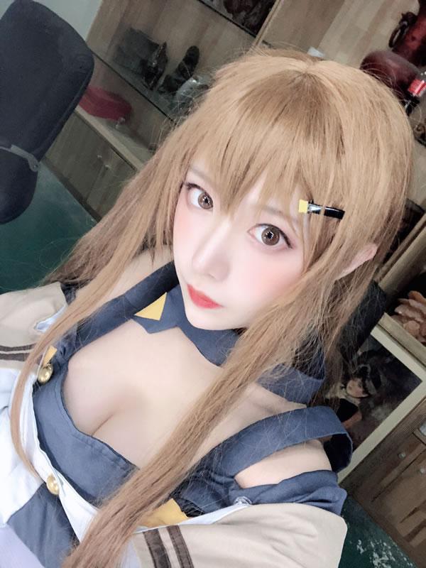 高颜值coser Shika小鹿鹿-k2 100+爱宕同人福利(14)