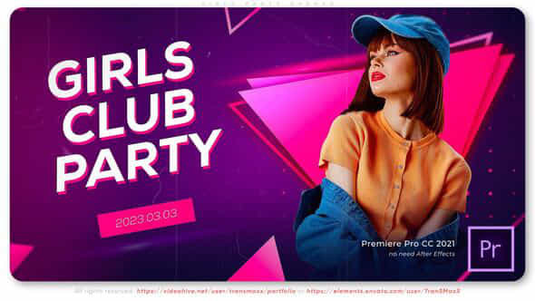 Girls Party Opener - VideoHive 48108001