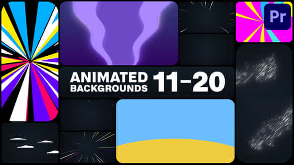 Animated Backgrounds For Premiere Pro - VideoHive 48837107