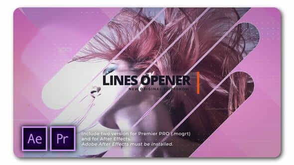 Lines Universal Media Opener - VideoHive 32175322