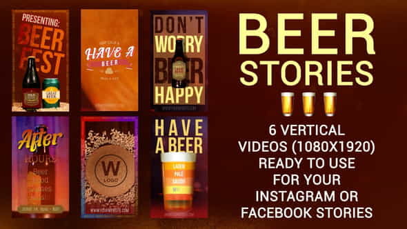 Six Beer Stories - VideoHive 33776081