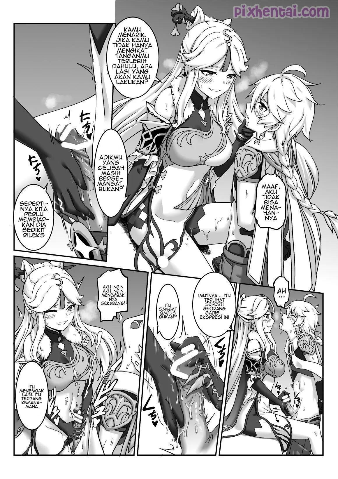 Komik Hentai Genshin Impact : Ningguang Dientot Aether Manga XXX Porn Doujin Sex Bokep 11