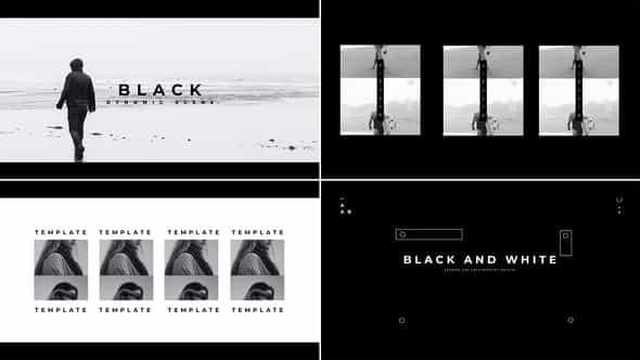 Black White Intro Show - VideoHive 33951185